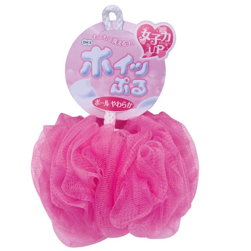 Bông tắm tròn tạo bọt mịn Kikron Ø12cm