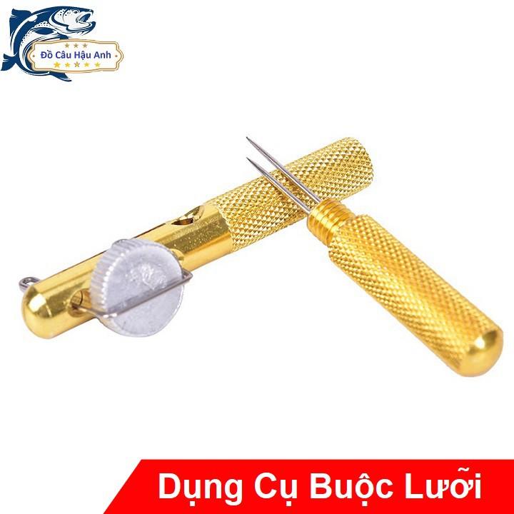 Dụng Cụ Buộc Lưỡi Câu Cá Lưỡi Câu Đài Kim Loại Màu Vàng Đồng PK30