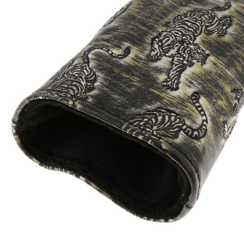 Golf Head Covers PU Leather Fashion Design Golf Club Headcover Set with Numbered Tags for 1 3 5 UT Driver/Hybrid/Fairway Wood