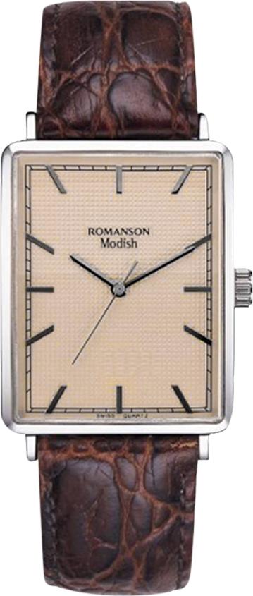 Đồng Hồ Nam Dây Da Romanson DL5163NMWRG (29.5 x 44 mm) - Vàng Hồng