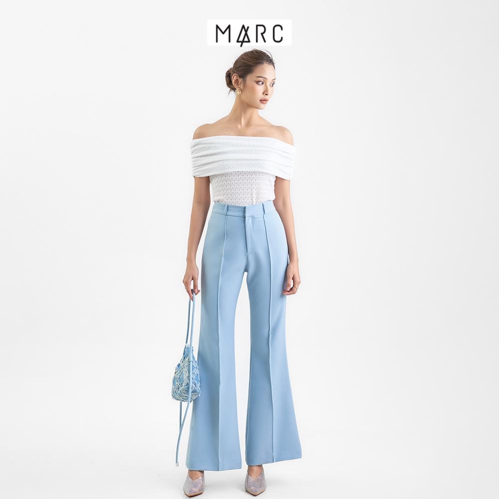 Quần ống loe nữ MARC FASHION xếp li trước FASH110922