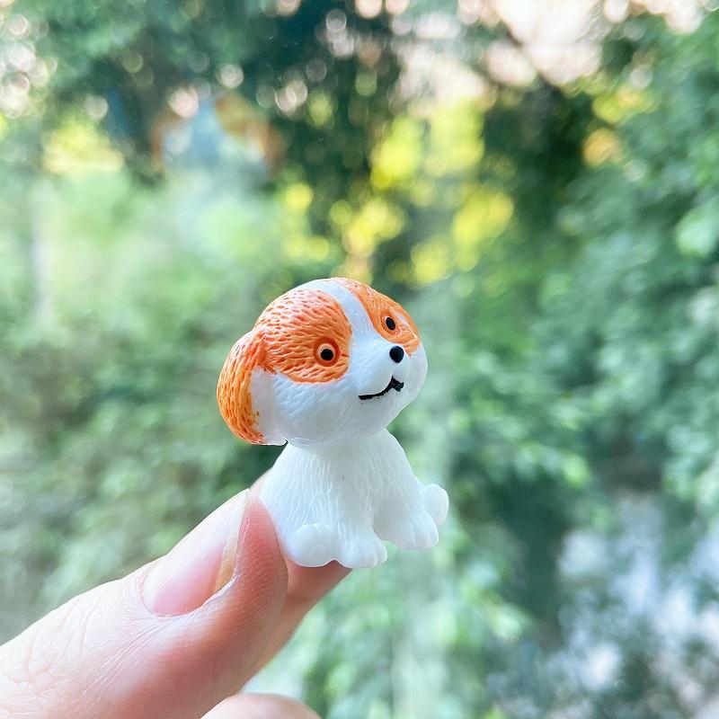 Tiểu cảnh mini ️ Mô hình chó đáng yêu nhiều loại trang trí tiểu cảnh, sen đá, sân vườn, terrarium