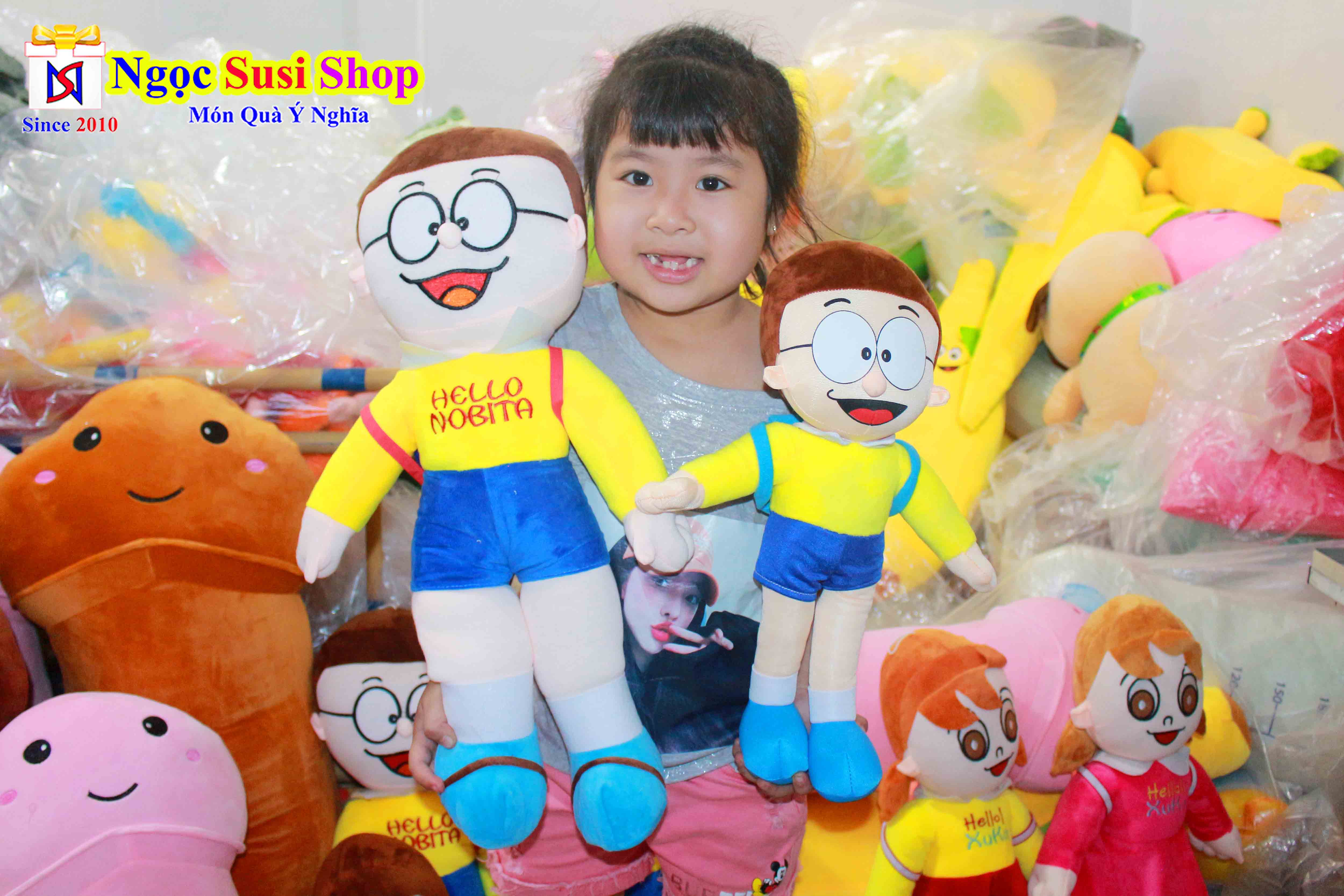 THÚ BÔNG NOBITA XUKA SIÊU ĐẸP [MUA CHỌN MẪU SIZE