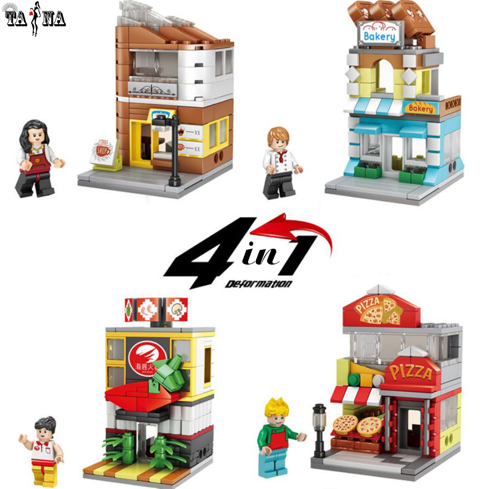 Đồ chơi lắp ráp mô hình cửa hàng kinh doanh