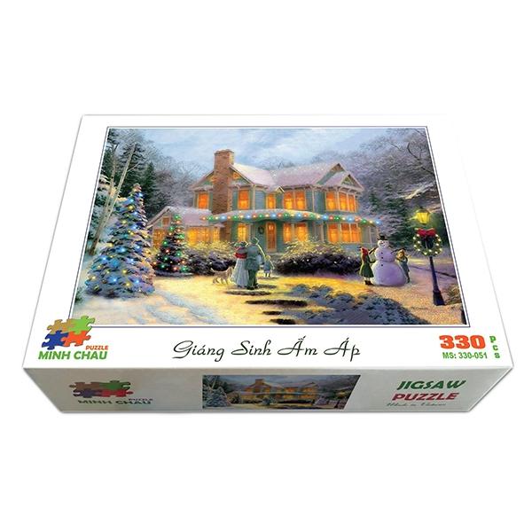 Bộ Tranh Xếp Hình 330-051 - Giáng Sinh Ấm Áp (330 Mảnh Ghép)