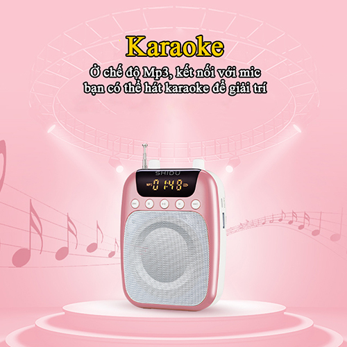 Máy trợ giảng không dây SHIDU kết nối bằng tần số cao cấp, mic trợ giảng cho giáo viên và hướng dẫn viên du lịch, loa trợ giảng cài áo tiện lợi, Hàng nhập khẩu