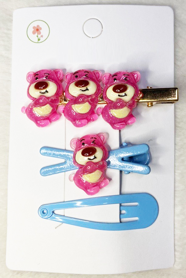 Set 3 kẹp tóc mái siêu dễ thương nhiều mẫu lựa chọn, kẹp mái so cool cute, kẹp tóc kitty, kẹp tóc gấu dâu