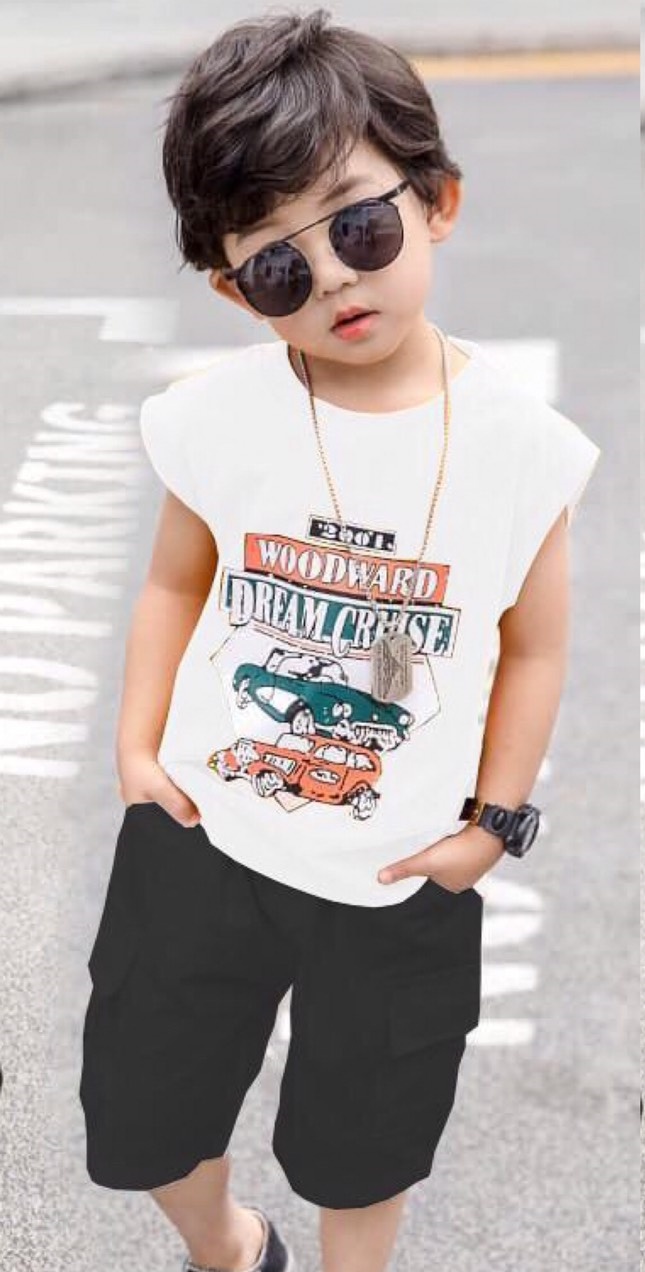 BỘ THUN BÉ TRAI DỄ THƯƠNG CHO BÉ 10-40KG