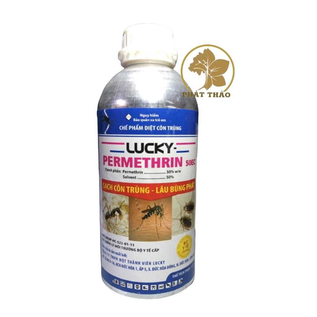 CHẾ PHẨM DIỆT CÔN TRÙNG LUCKY-PERMETHRIN 50EC Chai 100ml