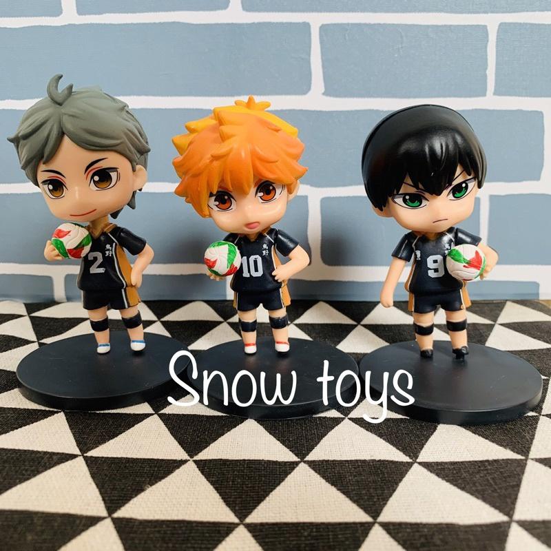 6 mô hình Haikyuu haikyu Vua bóng chuyền Sugawara Koshi Yu Nishinoya Kei Tsukishima Tobio Kageyama Shoyo Hinata Kenmau