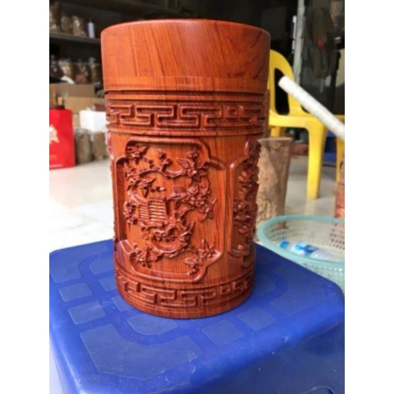 Hộp Đựng Chè Gỗ Hương Cao Cấp - Hộp Trà Tứ Quý
