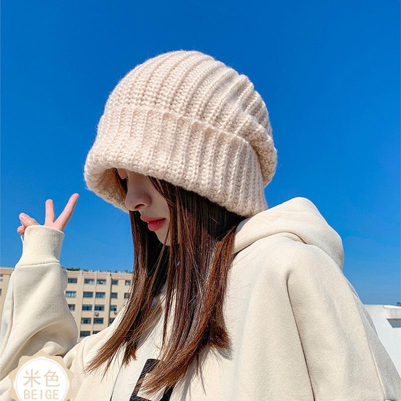 Mũ len BEANIE nam nữ bản to trùm đầu Maxshopdoc nón len trơn oversize unisex phong cách ullzang