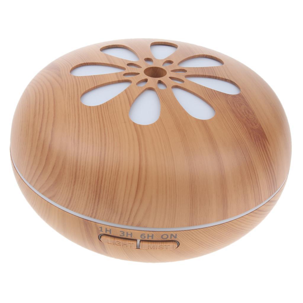 500ml Aroma Humidifier Fragrance Essential Oils Diffuser Set EU Plug