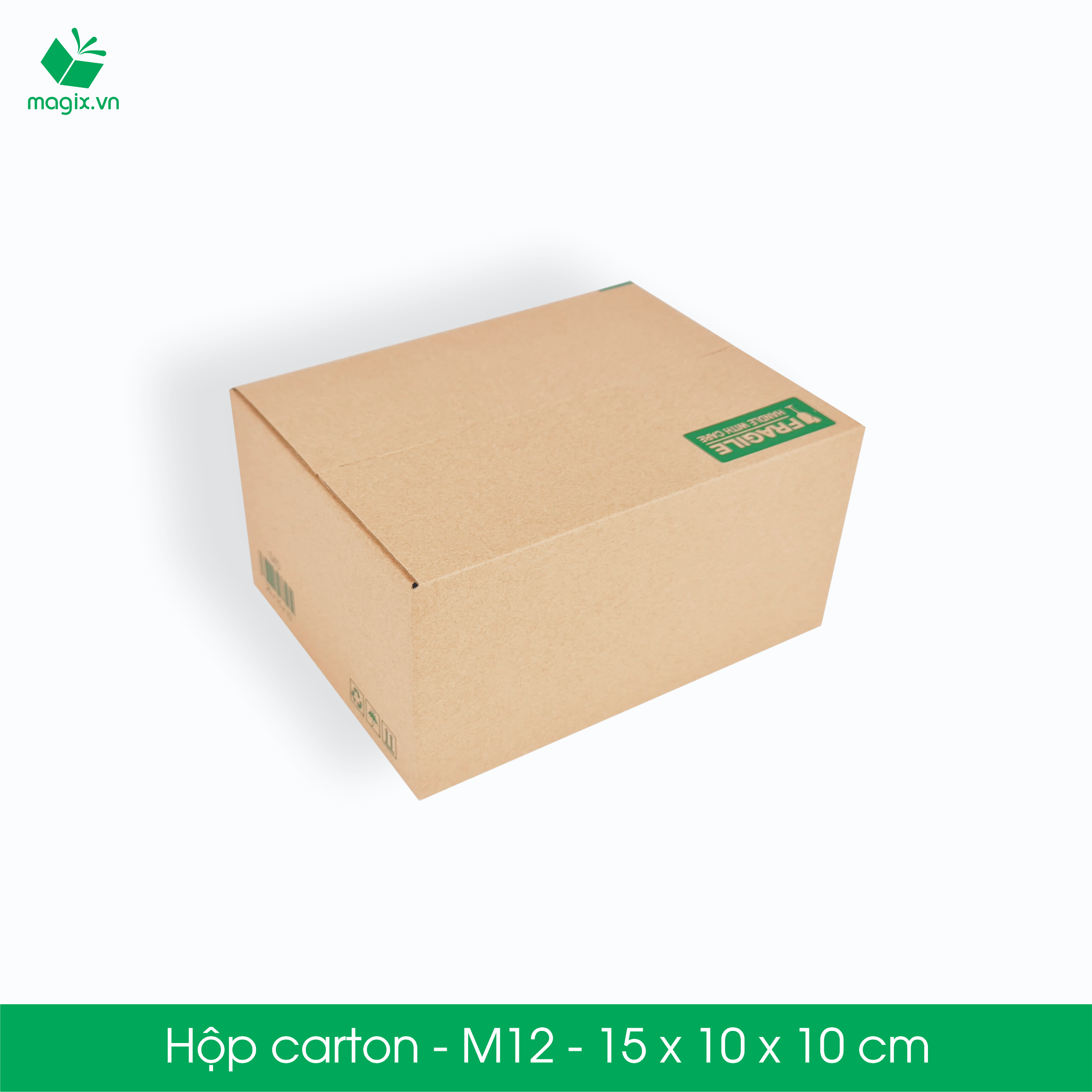 M12 - 15x10x10 cm - 100 Thùng hộp carton