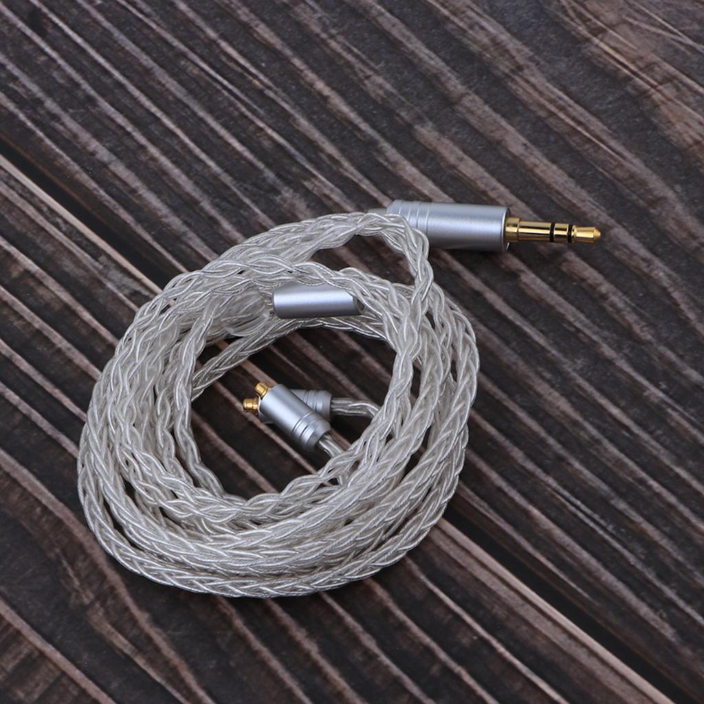 OCC Silver Plated Upgrade Headphone MMCX Cable Cord Wire for Shure