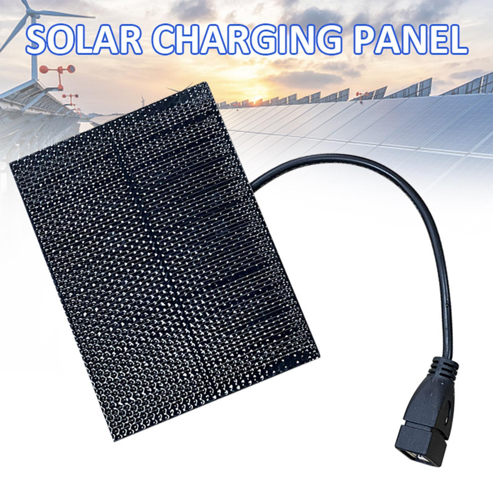 Portable Solar Charger High Efficiency 5W for Cell Phone RV Trip Hiking