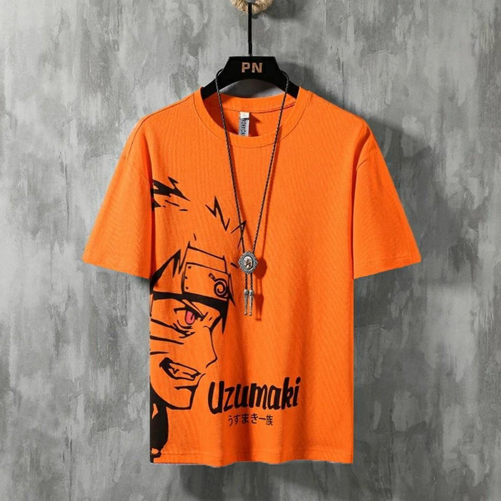 Áo thun Stee nam tay lỡ unisex form rộng overtee UZUMAKI NARUTO cotton xịn Trumunisex aothununisex aophongnam