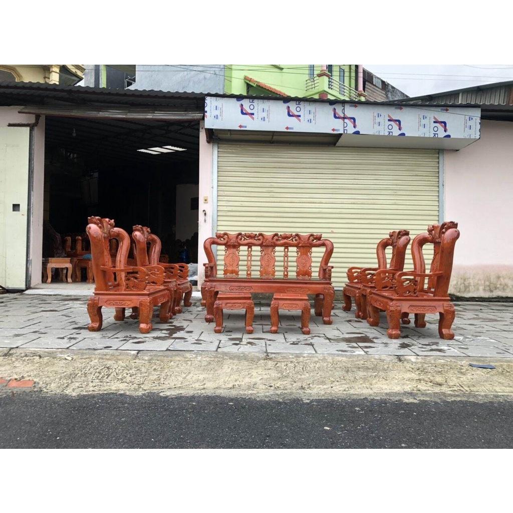 Bộ bàn ghế 10 món tay 10 &quot; đẹp và hơn thế&quot; - Đồ Gỗ Bình Long 0388639288