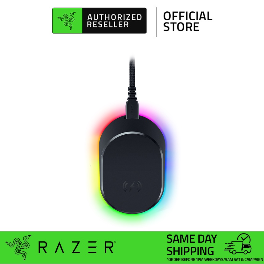 Razer Mouse Dock Pro Đế sạc chuột không dây tích hợp bộ thu phát 4KHz - Hàng nhập khẩu