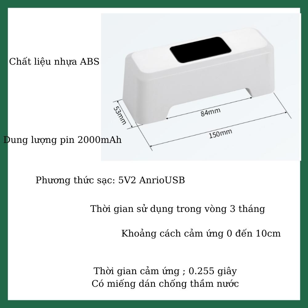 Bộ xả gạt bồn cầu chức năng cảm biến tự động, không cần dùng tay tiếp xúc van xả nước bồn cầu giúp hạn chế loại bỏ vi khuẩn khi sử dụng