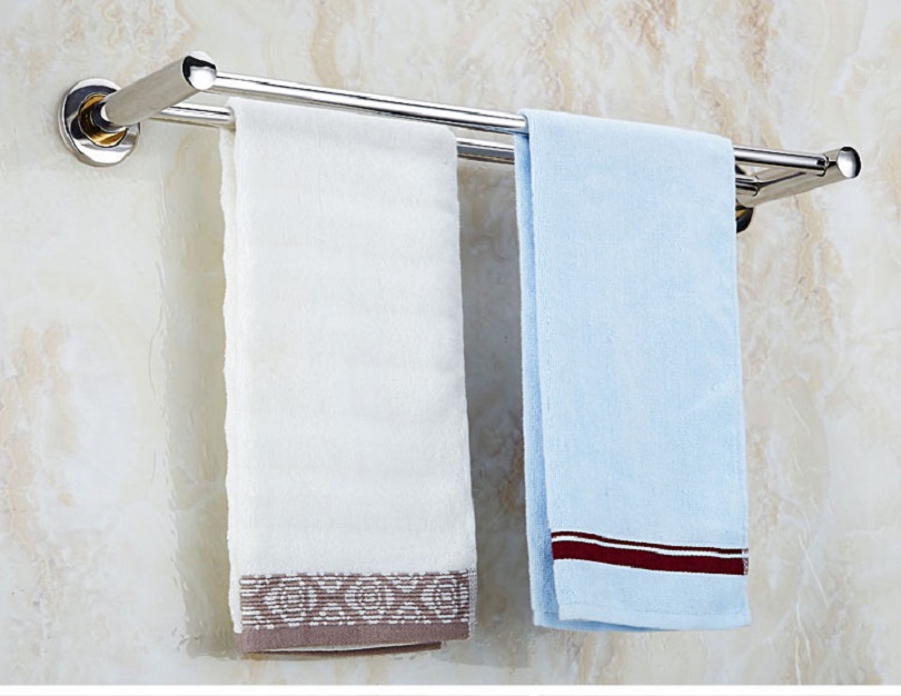 Thanh Đôi Treo Khăn Nhà Tắm Bằng Inox 304 Không Gỉ Bắt Ốc - Chính Hãng