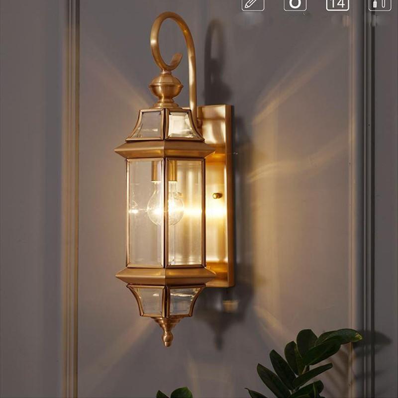 Đèn tường đồng kính trang trí SERINA cao cấp Nếu bạn đang tìm kiếm cho mình một mẫu đèn tường trang trí cao cấp