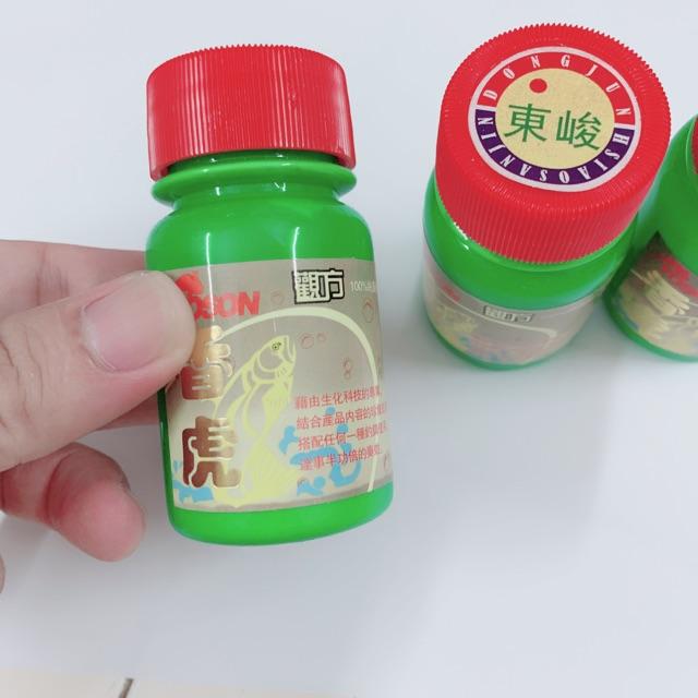 Thuốc siêu nhậy dụ cá ăn chuyên bắt trôi + chép + rô phi + trắm siêu nhậy 1 lọ y hình