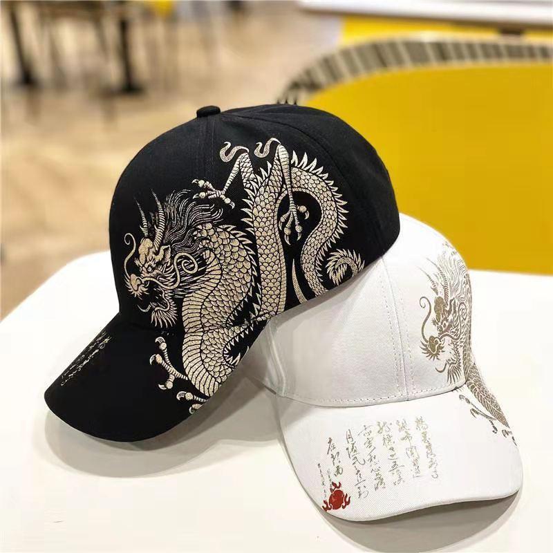 Mới Mũ Lưỡi Trai Thêu Hình Rồng Phượng Hoàng Phong Cách Hiphop