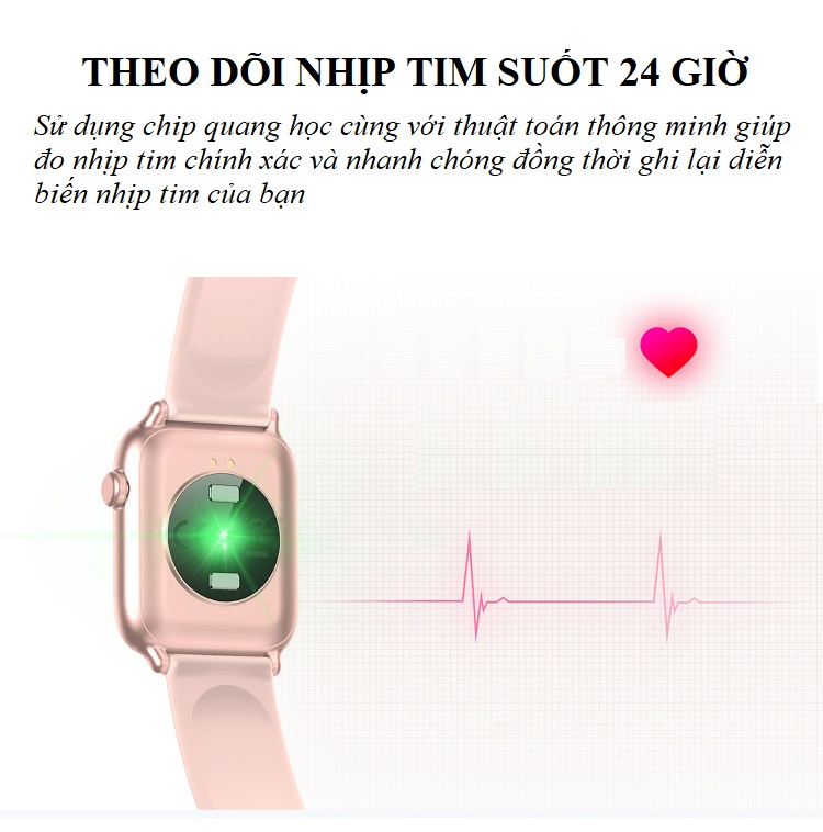 Đồng Hồ Thông Minh Theo Dõi Vận Động Theo Dõi Sức Khỏe K37PR _Đồng hồ thông minh