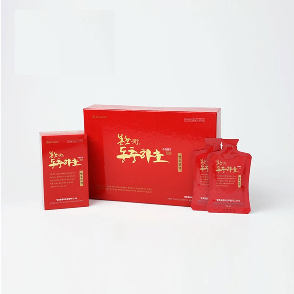 Đông Trùng Hạ Thảo Lên Men Bonchowi Hàn Quốc Màu Đỏ Chiết Xuất 33.5%