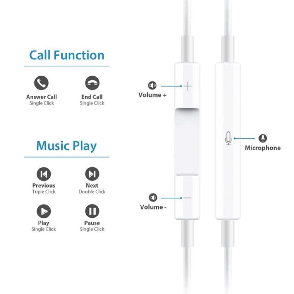 Tai nghe nhét tai có mic âm thanh sống động thích hợp cho IP Android
