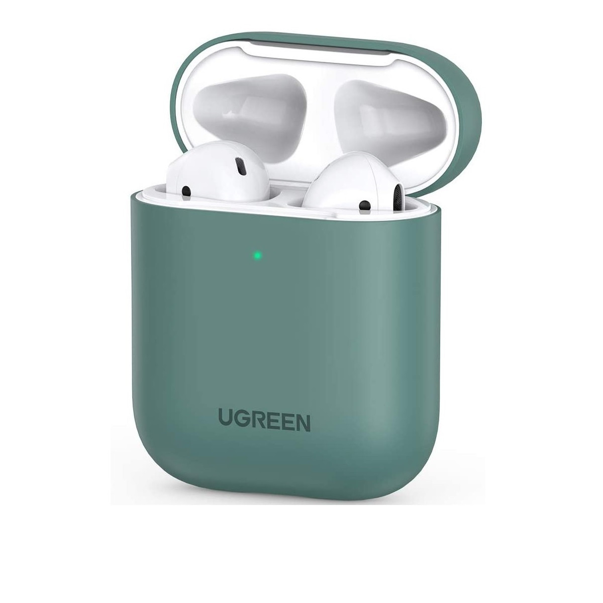 Hộp bảo vệ dành cho Airpods 1 - 2 Màu xanh Silicone Ugreen 80480 LP367 Hàng Chính Hãng