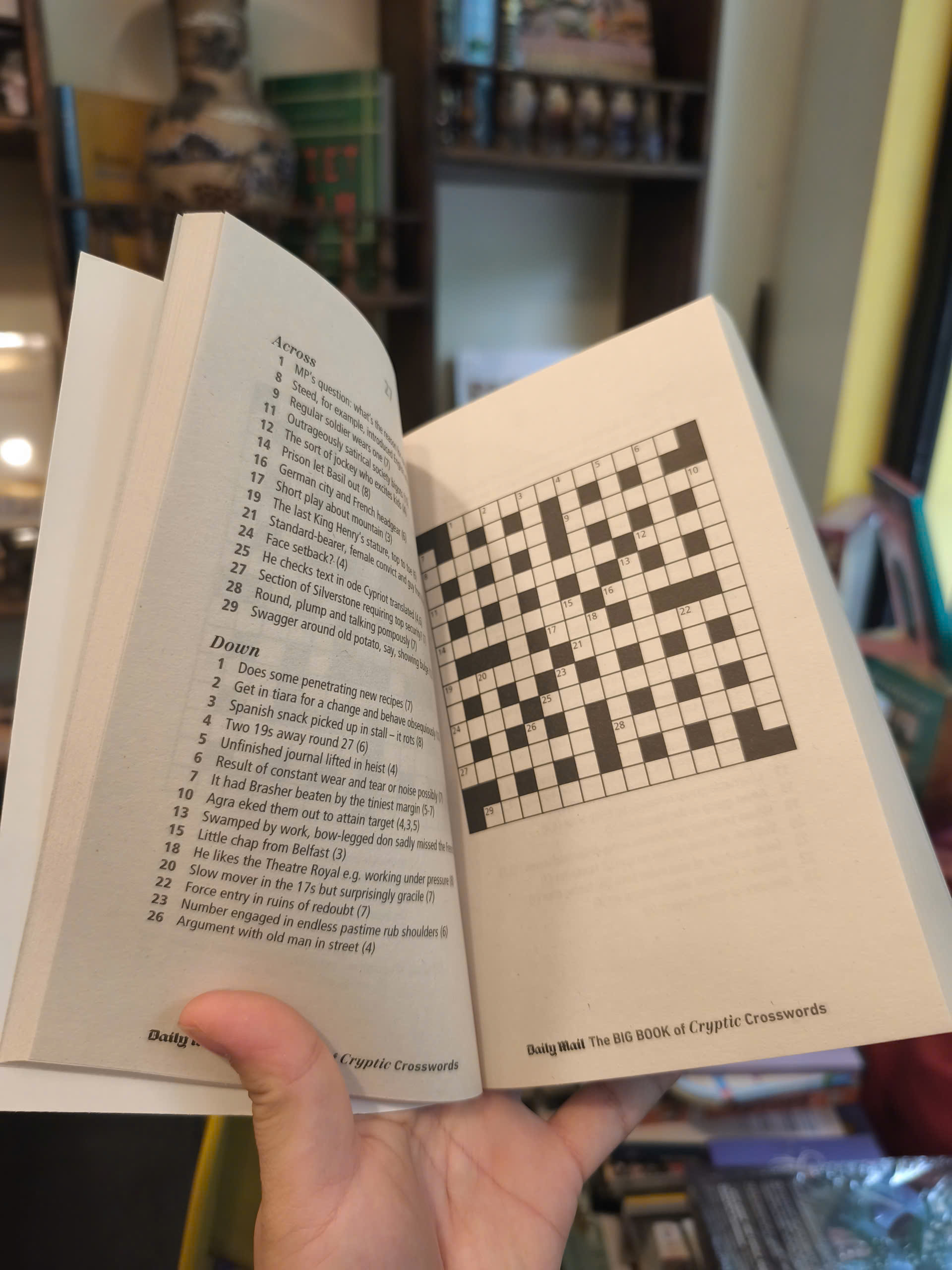 Sách - Big Book of Cryptic Crosswords 4 | Games / Ngoại văn Nhập khẩu UK / Trò chơi ô chữ giải trí