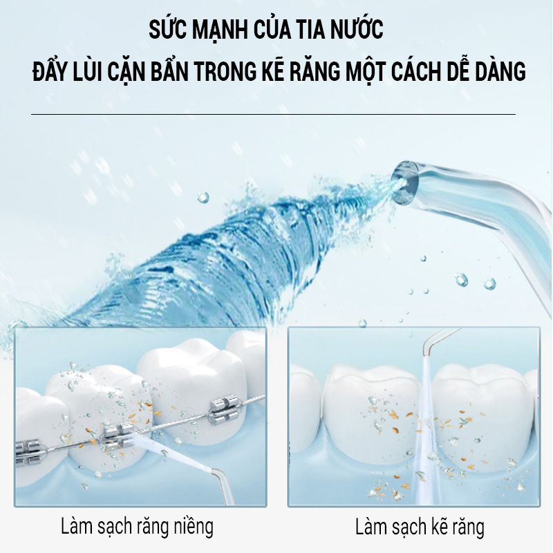 Máy Tăm Nước Mini YX2101, Máy Tăm Nước Xịt Xỉa Vệ Sinh Răng Miệng Cầm Tay Siêu Mạnh- Có thể Gấp Gọn,Tiện Dụng Đi Du Lịch