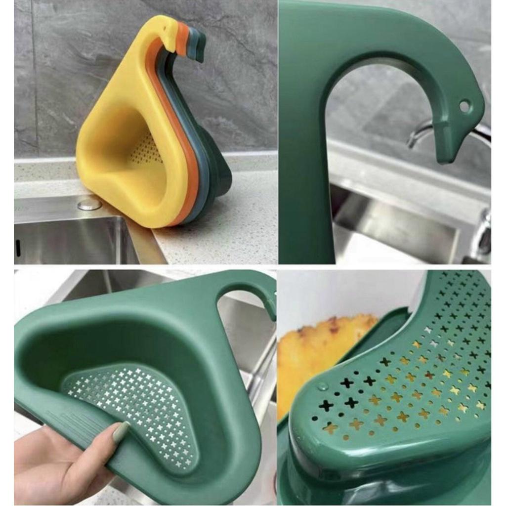 KHAY LỌC RÁC GẮN VÒI RỬA BÁT THOÁT NƯỚC, ĐỰNG RẺ RỬA BÁT HÌNH THIÊN NGA NHỰA PP CAO CẤP