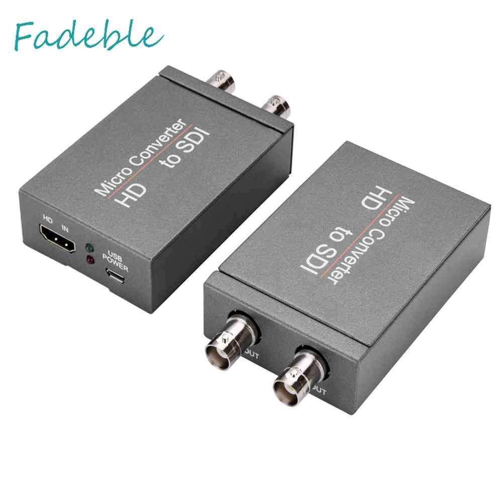 Cáp ChuyểN Micro 1080P HDMI Sang 3G HD SDI Cho Camera / HDTV / DVD
