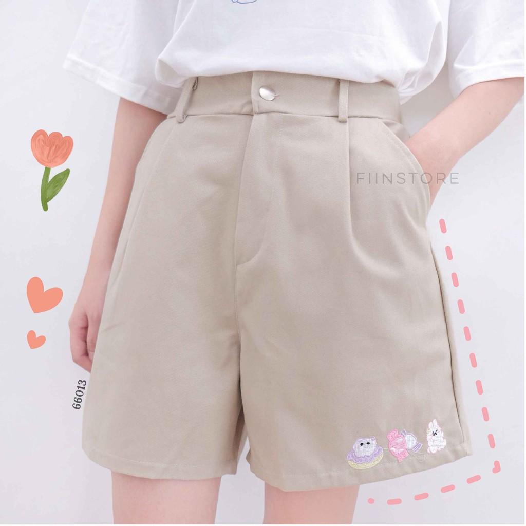 Quần short kaki Gấu và Kẹo siêu đẹp bao xinh - made in FIIN