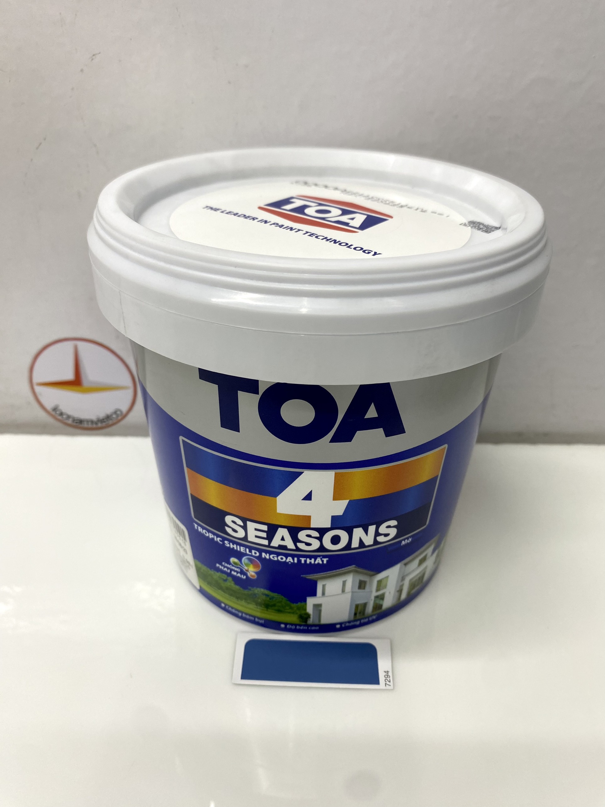 Sơn phào chỉ trong và ngoài nhà Toa 4 Seasons Tropic Shield màu C- 7294 _1L