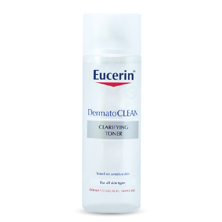 Nước Hoa Hồng cho Mọi Loại Da Eucerin DermatoCLEAN Clarifying Toner (200 ml)