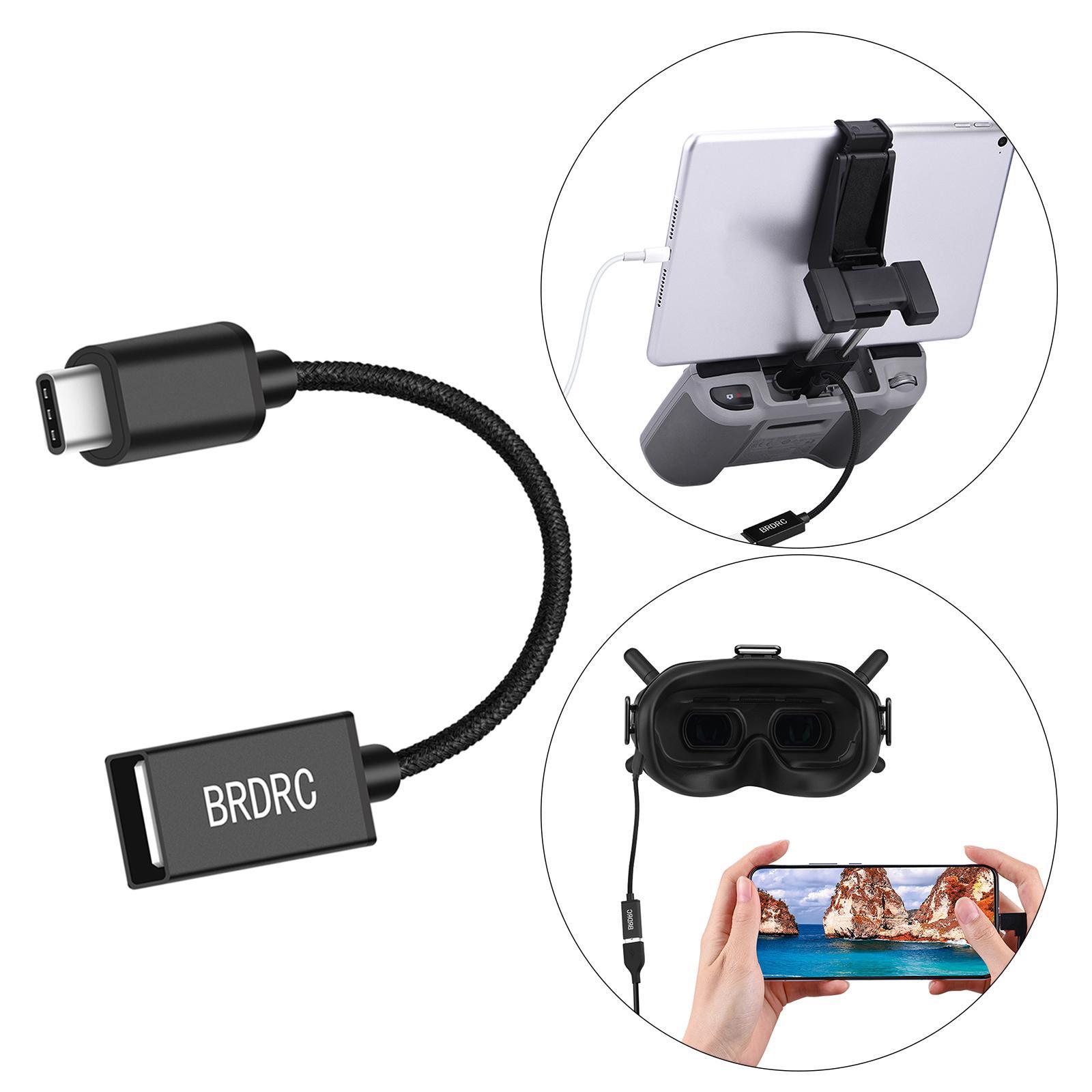 USB C OTG Adapter, USB Type C to OTG Cable USB Adapter, Flying Glasses, Mobile Phones, Tablets