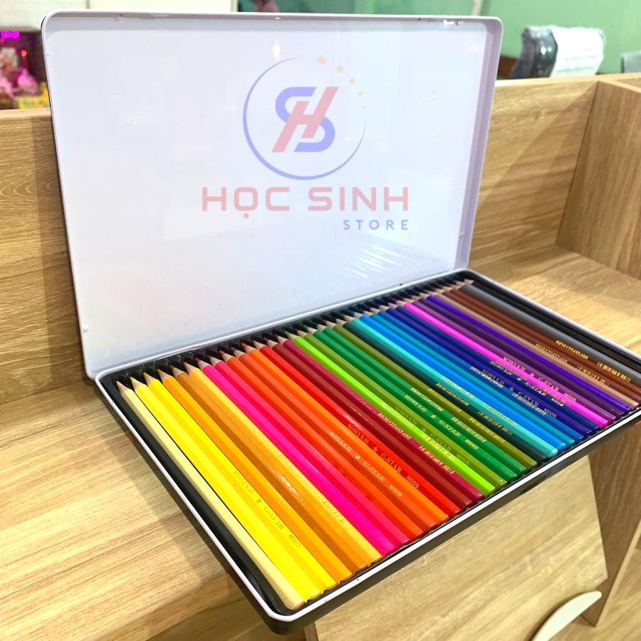 Hộp 36 Cây Bút Chì Màu G-Star Hộp Thiếc Cao Cấp