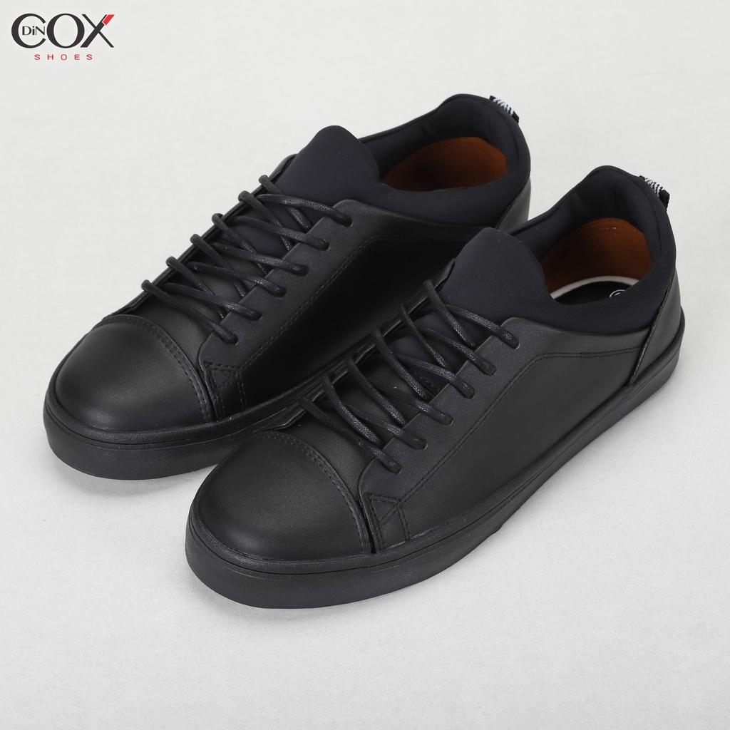 Giày Sneaker Da Nam DINCOX COX43 Cổ Điển Phá Cách Black