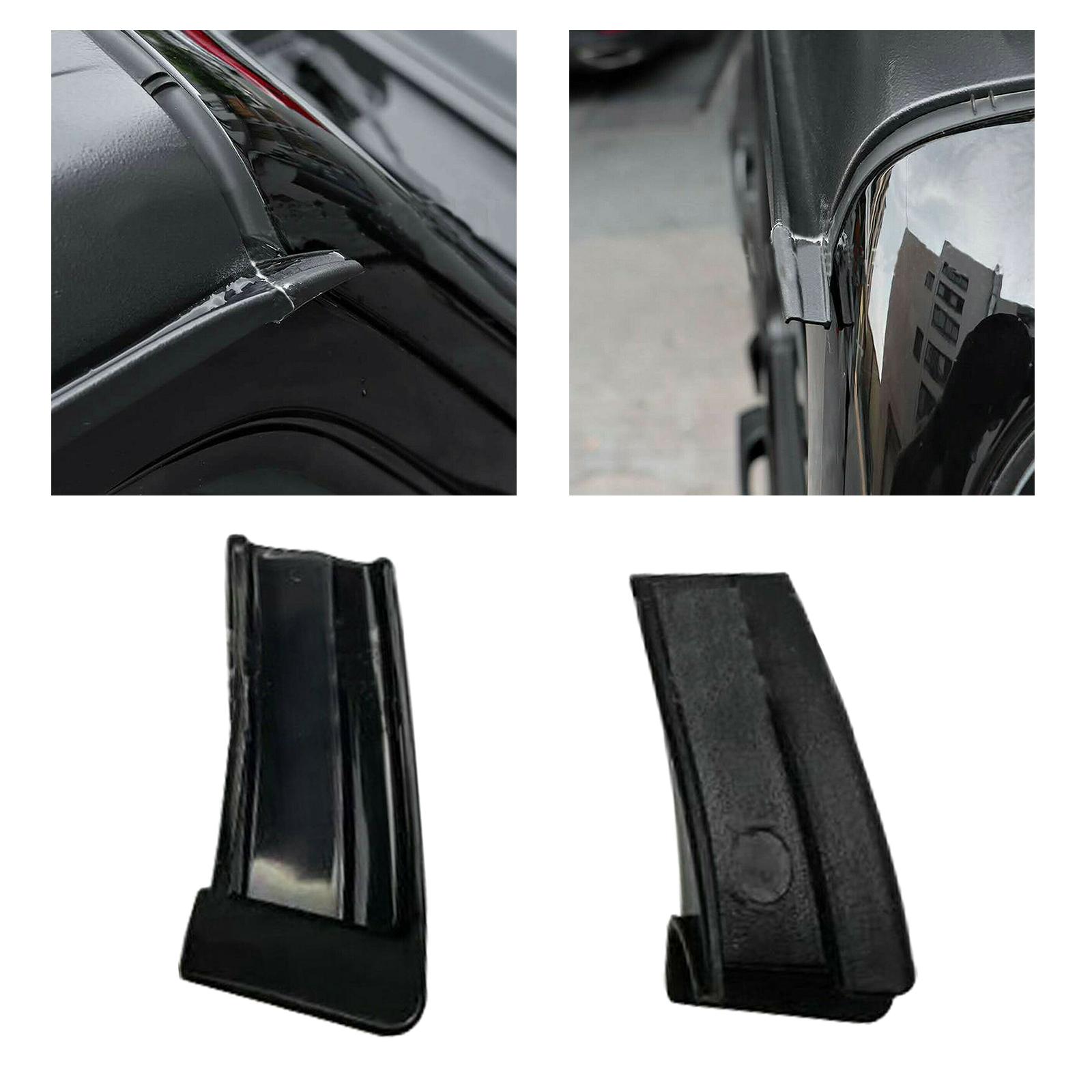 1 Pair Rain Gutter Extension For Jeep Wrangler JL 2018-2021 Spare Parts