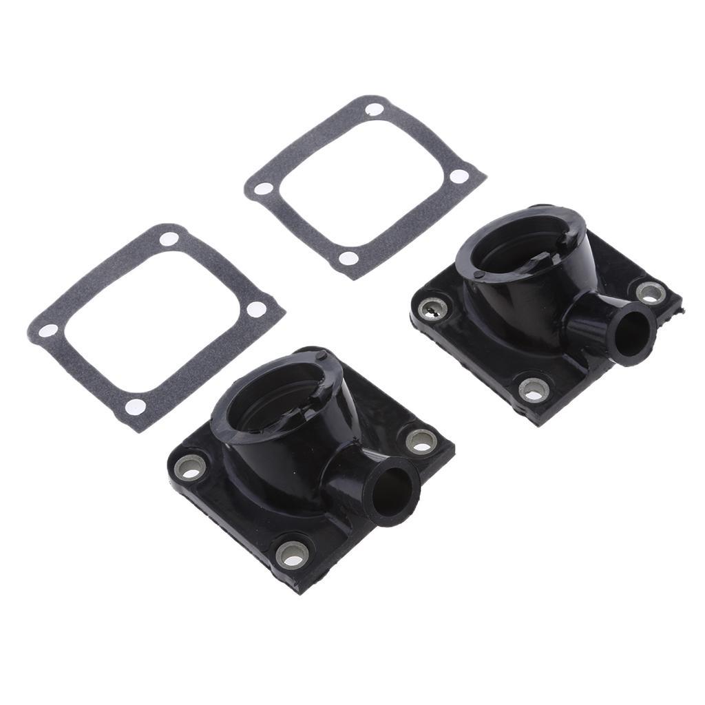 2 Pieces Carburetor Interface Adapter Intake Manifold Rubber Interface