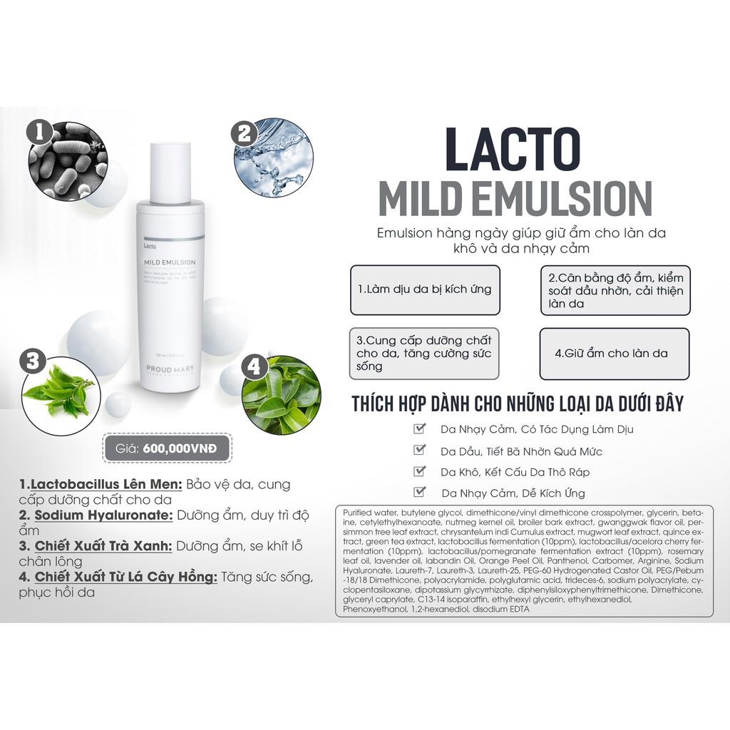 Bộ chăm sóc da lợi khuẩn lactobacillus Proud Mary Lacto SET 4 sản phẩm