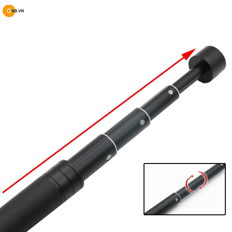 Monopod Tripod gậy Gopro gọn nhẹ dài 73cm tặng mount gắn