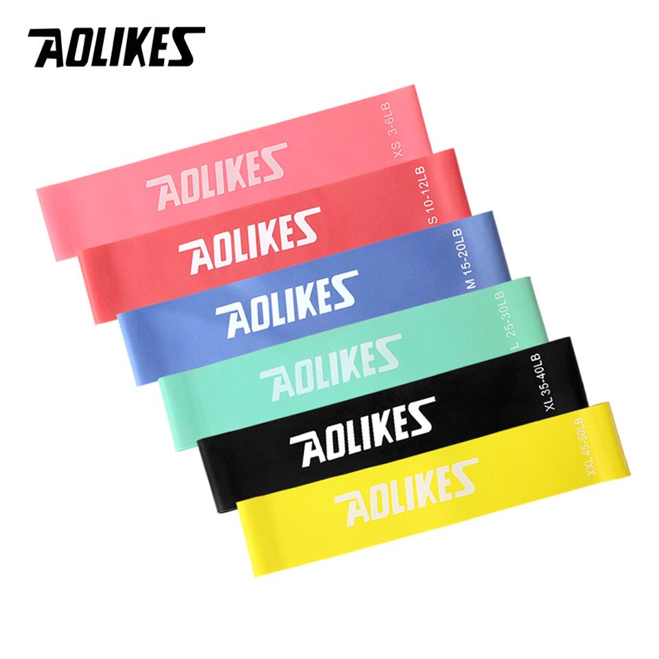 Bộ 6 dây kháng lực đàn hồi AOLIKES A-3601 Resistance bands