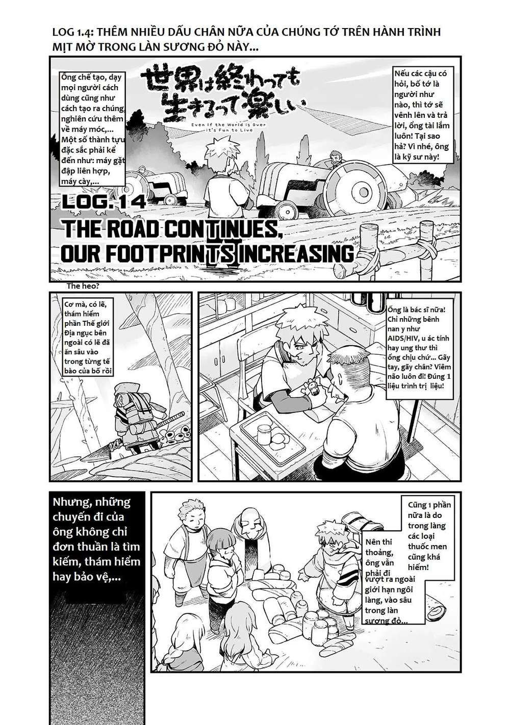 ngay cả khi hậu tận thế, thật hạnh phúc vẫn còn được sống... chapter 14 1