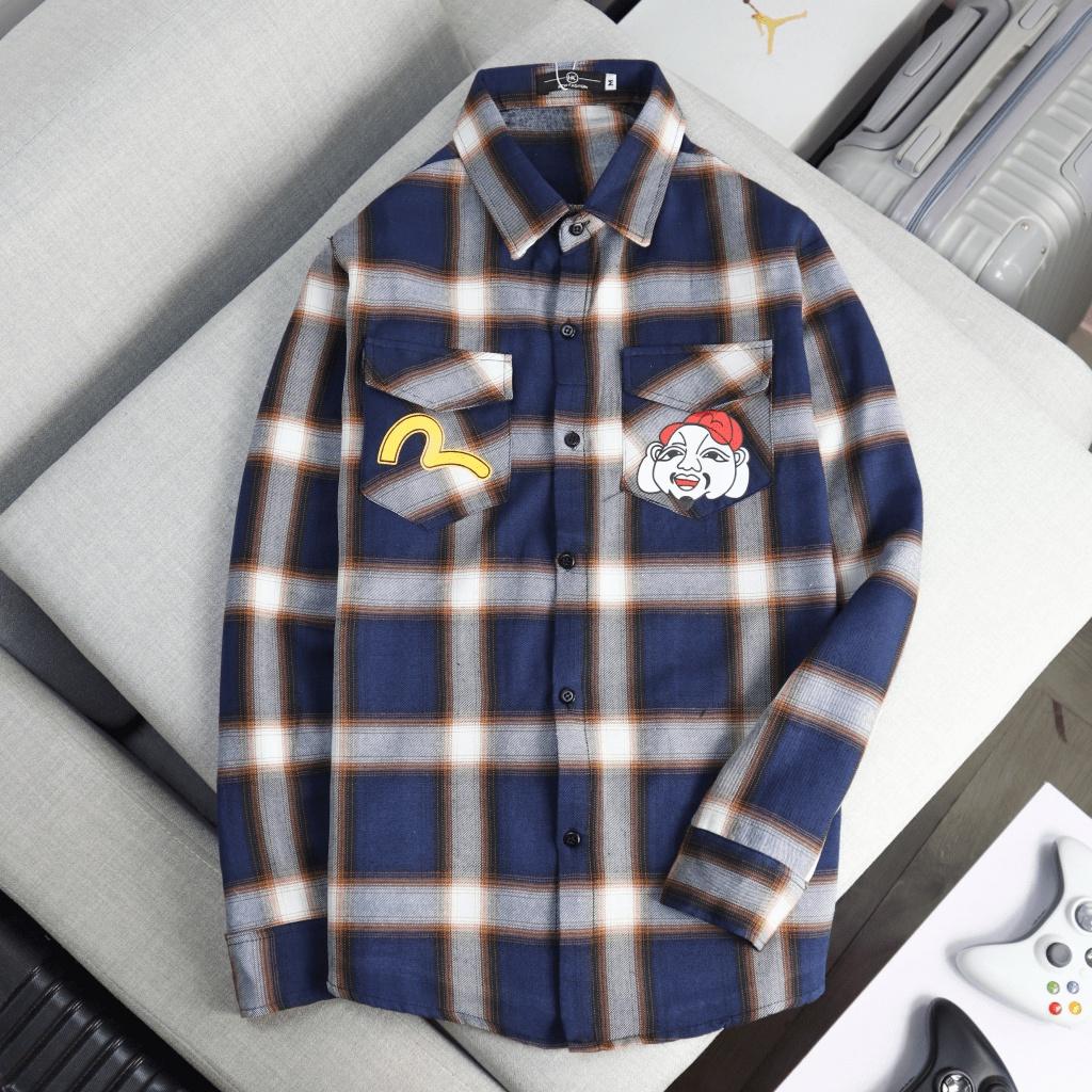 ÁO SƠ MI NAM DÀI TAY CARO THỜI TRANG NAM ĐẲNG CẤP - LUXURY NAM , THỜI TRANG HÀN QUỐC BOY PHỐ THỜI TRANG NAM 1986