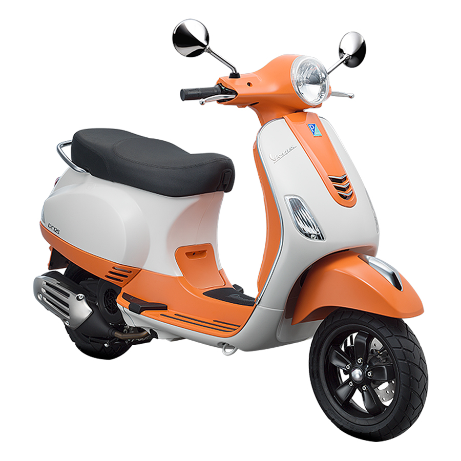 Xe Máy Vespa LX I-Get - Trắng Cam